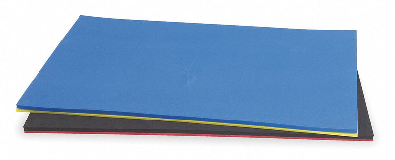 Proto DIYBL Tool Control Foam Insert, Customizable, Chemical-Resistant, 39 in W x 26-1/4 in L x 1-3/4 in H, Blue/Yellow