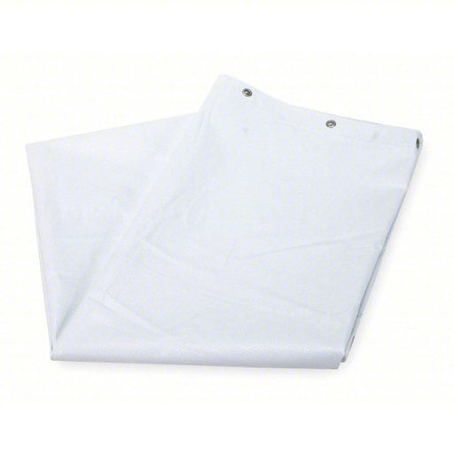 Redwood RW4EEY2 Shower Curtain, Vinyl, White, 72 in Overall Wd, 72 in x 72 in, 72 in, White