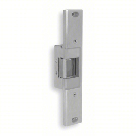 HES 7000-24-789S-626-GR Electric Strike Rim Exit Device, Heavy-Duty, Fail Safe or Fail Secure, 24 V AC/DC, Aluminum, 2