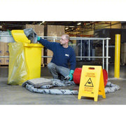 Brady SPC SKA-55 Spill Kit 38 gal Volume Absorbed Per Kit, Goggles/Nitrile Gloves, Yellow, Drum
