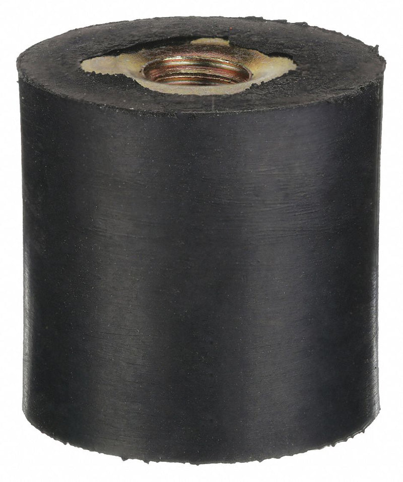 Approved Vendor 2NPD9 Vibration-Isolating Mount, Cylindrical, Female x Female Style, 1/2"-13 Thread Size
