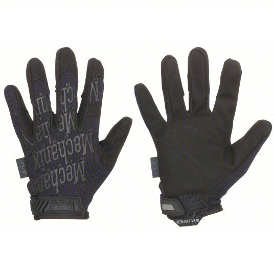Mechanix MG-55-010 Mechanics Gloves TrekDry(R), Synthetic Leather, Tricot, Black/Black, L, 1 PR