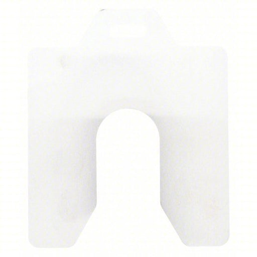 Maudlin MSA002-20 Slotted Shim Tabbed, A Trade Size, 2 in Shim Lg, 2 in Shim Wd, 0.002 in Thick, 5/8 in Slot Wd, 20