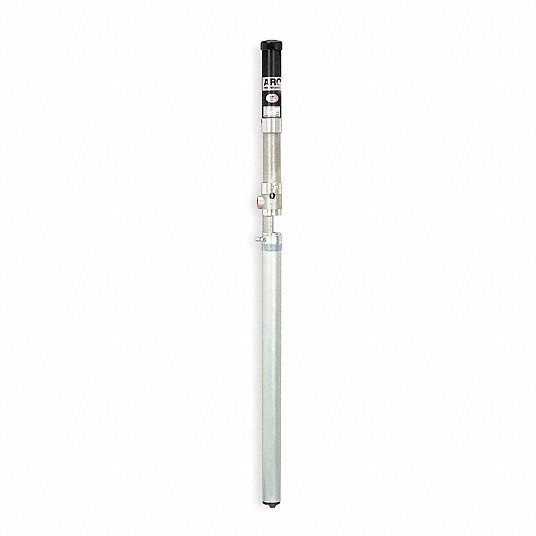 ARO 612041-1 Air Operated Drum Pump: 9 gpm Max. Flow Rate, 1/4 in FNPT Air Inlet Size, Buna-N/Carbon Steel