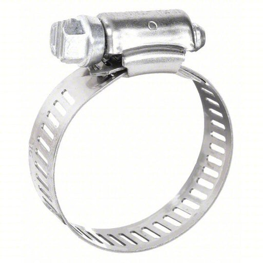 Redwood 5724 Worm Gear Hose Clamp 201 Stainless Steel, Perforated Band, 1 in – 2 in Clamping Dia, 10 PK