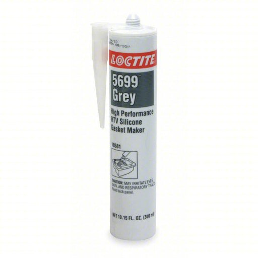 Loctite 135270 RTV Gasket Maker SI 5699, 10.14 fl oz, Cartridge, Gray, Oil Resistant