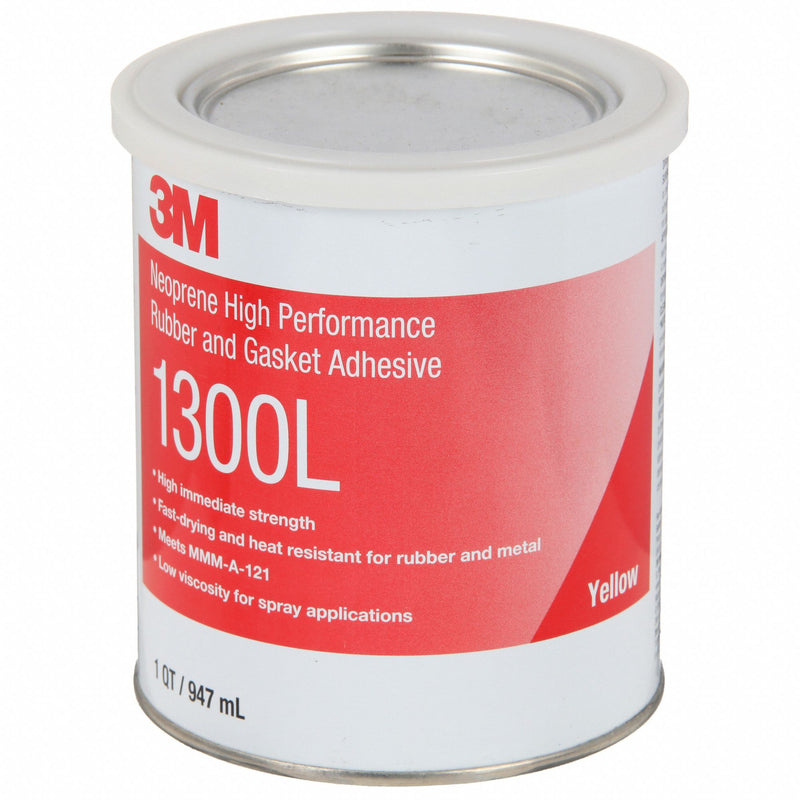3M 1300L Gasket Adhesive, 32 fl oz Can, Yellow