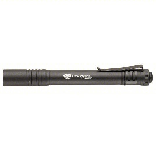 Streamlight 66118 Penlight 100 lm Max Brightness, 8 hr Max Run Time, 62 m Max Beam Distance, High, Black, Alkaline