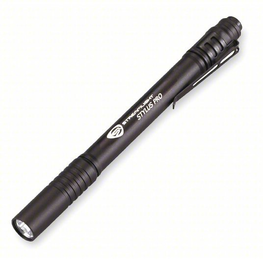 Streamlight 66118 Penlight 100 lm Max Brightness, 8 hr Max Run Time, 62 m Max Beam Distance, High, Black, Alkaline