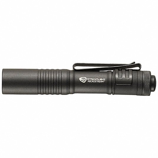Streamlight 66318 Penlight 45 lm Max Brightness, 2.3 hr Max Run Time, 41 m Max Beam Distance, High, Black, Alkaline