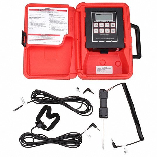 Cooper SH66A FDA Digital Thermistor Thermometer, -40 to 300 Degrees F