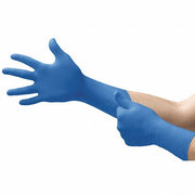 Microflex SG-375-XL Microflex Exam Gloves, Natural Rubber Latex, Powder-Free, XL (10), Blue, 50 Pack