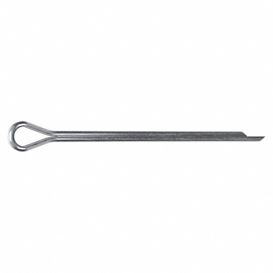 Redwood RW2UHT2 Cotter Pin,3/16 in dia,3.5 in L,PK250: Extended Prong, Inch, 3/16 in Pin Dia, Steel, 250 PK