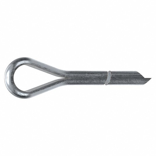Approved Vendor RW2UHT7 Cotter Pin Extended Prong, Inch, 3/16 in Pin Dia, 4 in Shank Lg, 125 PK