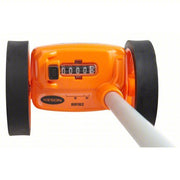 Keson RR182 Measuring Wheel 9,999 ft Range, Adj Handle Handle, Spoked Dual Wheel, Rubber Tread, 42 in Lg