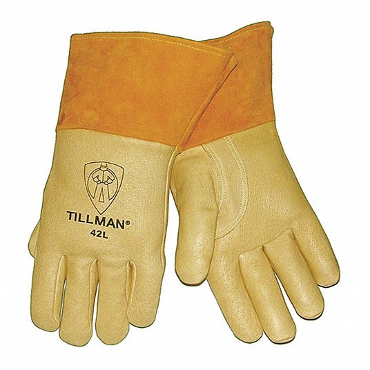 Tillman 42L MIG Welding Gloves, Pigskin Palm, L, PR