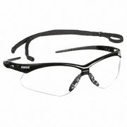 Kleenguard 25676 Safety Glasses Clear Lens, Half-Frame, Black Frame, V30 Nemesis(TM) Series