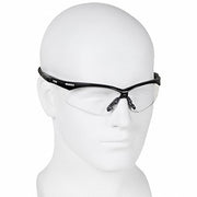 Kleenguard 25676 Safety Glasses Clear Lens, Half-Frame, Black Frame, V30 Nemesis(TM) Series