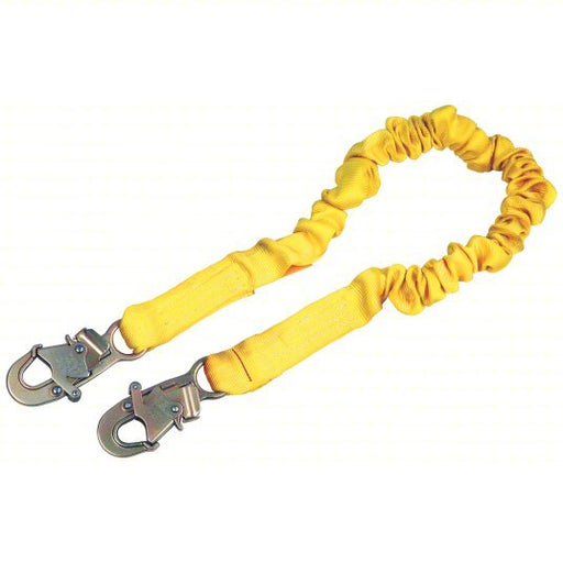 3M DBI-SALA 1244306 Shock-Absorbing Lanyard Tubular Webbing, Steel Snap Hook, Steel Snap Hook, 1 Legs - Redwood.KV2UZV5