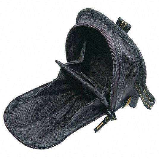 CLC 1504 Tool Pouch For 2 in Belt Wd Max, 9 Pockets, Black
