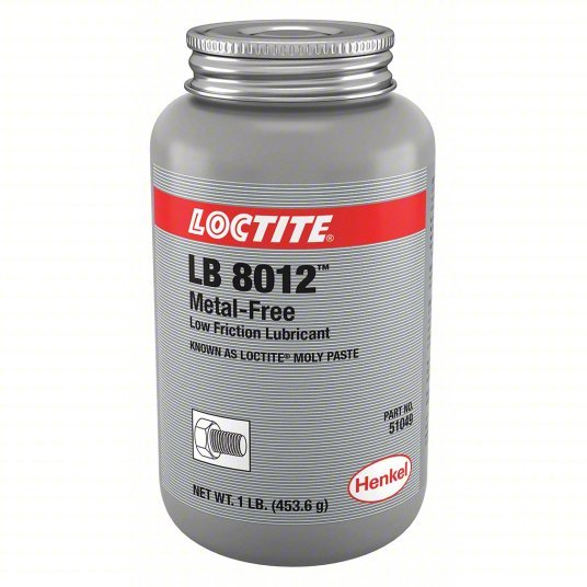 Loctite 226696 General Purpose Anti-Seize 1 lb Container Size, Can, Non-Metallic, Molybdenum, LB 8012