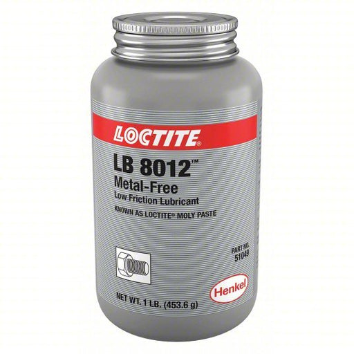 Loctite 226696 General Purpose Anti-Seize 1 lb Container Size, Can, Non-Metallic, Molybdenum, LB 8012