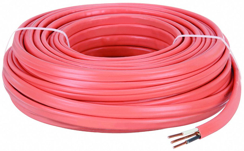 Romex 28829055 SIMpull NM-B Non-Metallic Building Cable, 10 AWG, 2 Conductors with Ground, 250 ft, Orange, 600V