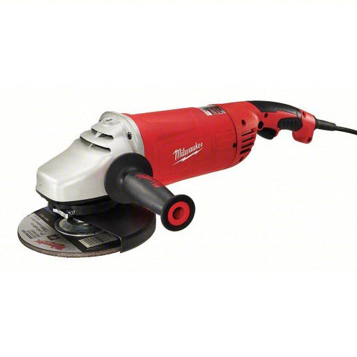 Milwaukee 6088-30 Angle Grinder 15 A, 6,000 RPM Max. Speed, Trigger, Adj Guard/Tether Capable, 120V AC/DC