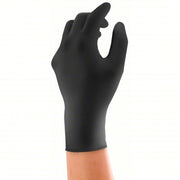 Microflex N643 Disposable Gloves Medical-Grade, L (9), 4 mil, Powder-Free, Nitrile, Grain, Fingertips