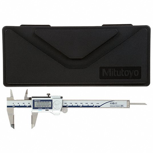 Mitutoyo 500 - 752 - 20 4 - Way Digital Caliper 0 in to 6 in /0 mm to 150 mm, IP67, Inch/Metric, Cabled - Redwood.KV2VNH6