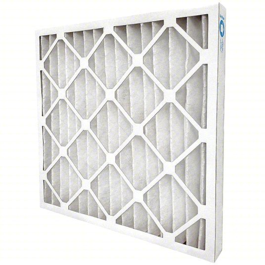 Redwood RW6B920 Pleated Air Filter 25x25x2, MERV 8, High Capacity, Synthetic, Beverage Board, Gen Use PK12