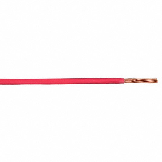 Southwire 22975701 Building Wire, THHN, 10 AWG, 500 ft, Red, Nylon Jacket, PVC Insulation - Redwood.KV4W009
