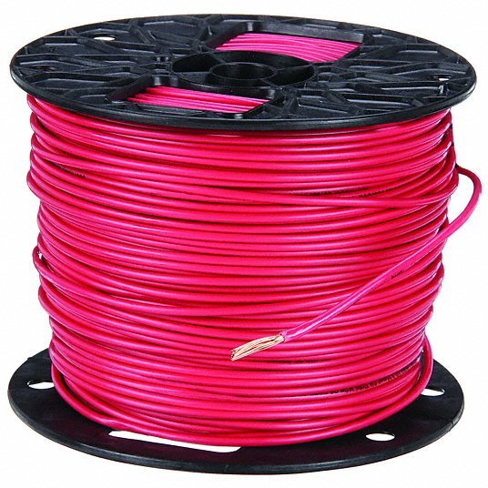 Southwire 22975701 Building Wire, THHN, 10 AWG, 500 ft, Red, Nylon Jacket, PVC Insulation - Redwood.KV4W009