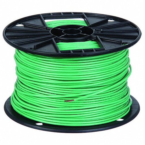 Southwire 22968201 Building Wire, THHN, 12 AWG, 500 ft, Green, Nylon Jacket, PVC Insulation - Redwood.KV2W406