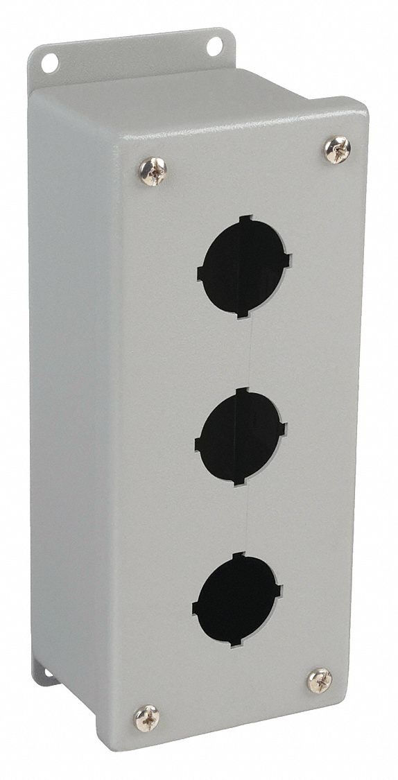 Wiegmann PB3 Push Button Enclosure 30mm 3 Holes