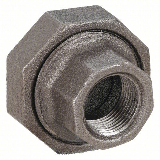 Redwood RW5P596 Union Malleable Iron, 2 in x 2 in Fitting Pipe Size, Female NPT x Female NPT, Class 150