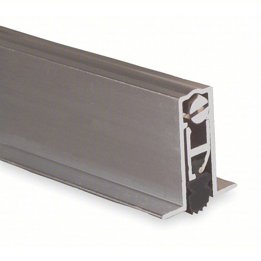 Pemko 411APKL36 Automatic Door Bottom 3/8 in Insert Size, 1 3/8 in Flange Ht, 9/16 in Wd, 36 in Lg