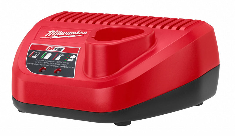 Milwaukee 48-59-2401 Battery Charger, Single-Port Charging, For 12V DC, 120V AC