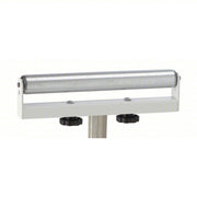 HTC HSS-18 Material Support Stand 16 in Roller Wd, 28 in Min. Ht, 47 1/2 in Max. Ht, Steel, White