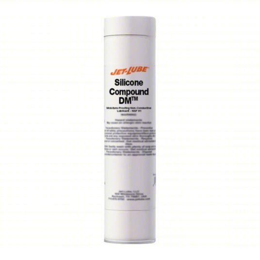 Jet-Lube 73550 Dielectric Grease: Silicone Compound DM, 14 oz, Cartridge, H1 Food Grade, NLGI 3
