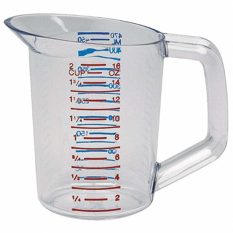 Rubbermaid FG321500CLR Polycarbonate Measuring Cup, 1 Pint