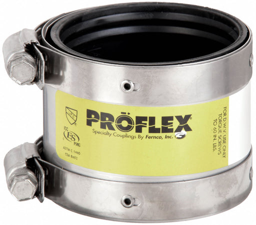 Fernco 3000-150 Shielded Flexible Pipe Coupling