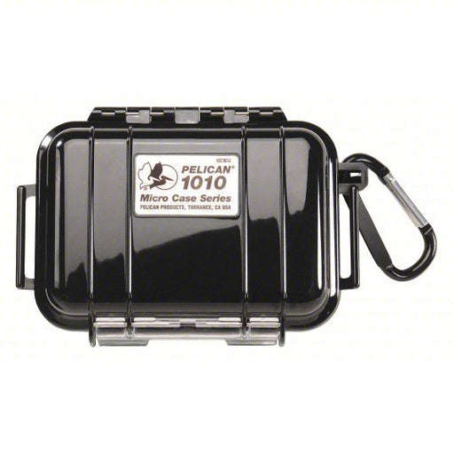 Pelican 1010S Protective Case 2 7/8 in x 4 3/8 in Inside, Black, No Wheels, Polycarbonate