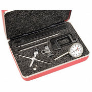 Starrett 196A1Z Back Plunger Dial Indicator Kit 0 in to 0.2 in, Inch, Mechanical, 0-100 Dial Reading