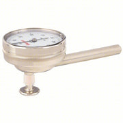 Starrett 196B1 Back Plunger Dial Indicator: 0 to 0.2 in Range, 0-100 Dial Reading, 0.001 in Graduations