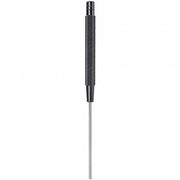 Starrett 248A Drive Pin Punch 1/8 in Tip Dia, 8 in Overall Lg, Round, Steel, Flat, SAE