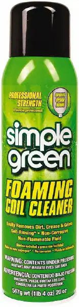 Simple Green 0110001213418 Coil Cleaner, Aerosol, 20 oz, White