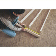Stanley 33-725 Tape Measure Inch, Nonmagnetic Single Hook Tip, Plastic with Rubberized Grip, 25 ft, Auto