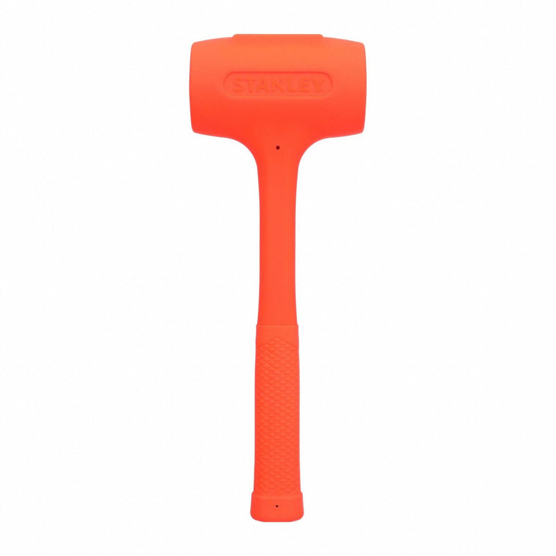Stanley 57-534A Dead Blow Hammer, Steel Handle, 3 1/4 lb Head Wt, 2 7/8 in Hammer Face Dia, 15 in Overall Lg