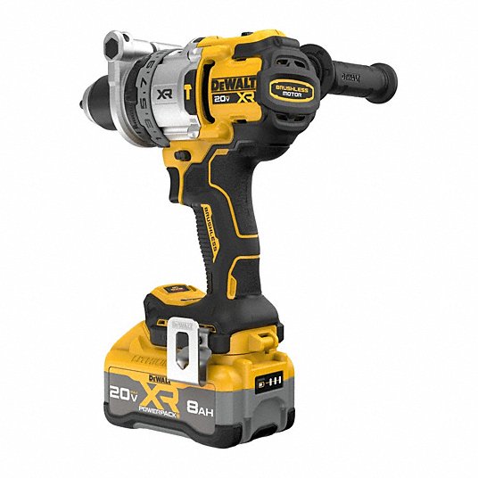 DeWalt DCD1007WW1 Hammer Drill 20V DC, Premium, 1/2 in Chuck, 1/2 in Concrete Capacity, 3 Speeds, 1,530 in-lb